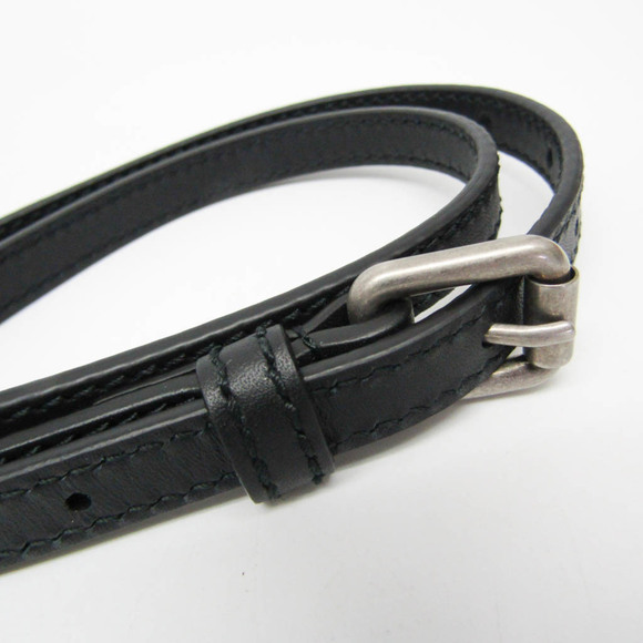 GUCCI Black Leather Shoulder Bag